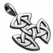 Small Celtic Trinity Knot Pendant Sterling Silver, pn103
